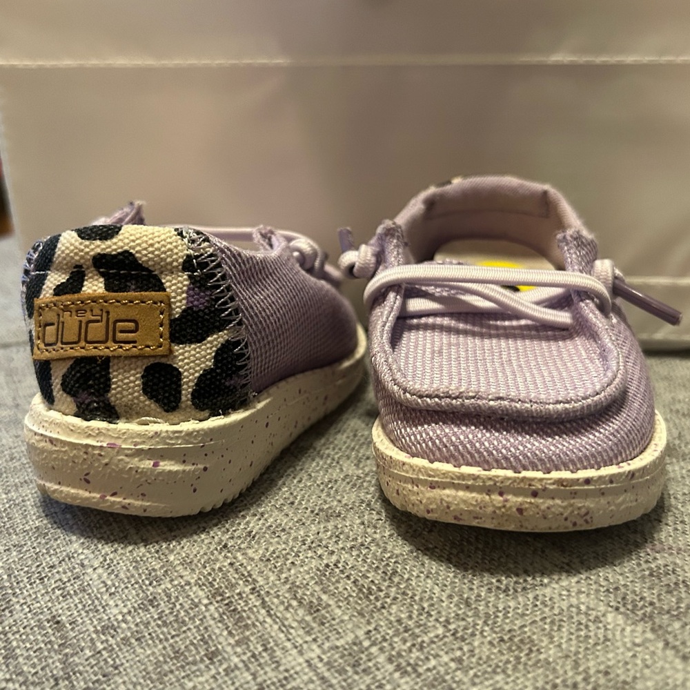 Hey Dude Purple Toddler Shoes
